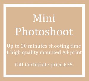 Gift Certificate Voucher for a Mini Photo Shoot Session